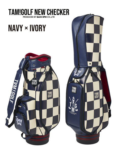 再入荷!【TAM!GOLF】CHECKER CART TYPE CADDIE BAG(TGBD01C101)