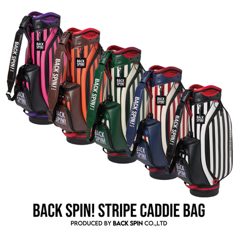 NEW【BACK SPIN!】GOLF BAG - STRIPE Model