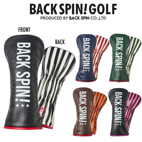 BACK SPIN! STRIPE SET A: CADDIE BAG, HEAD COVERS, and A CART BAG SET