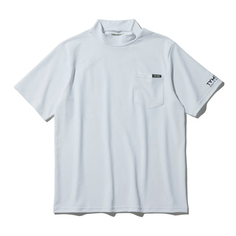 【50%OFF】【TAM!GOLF】MOCK NECK BIG LOGO POCKET-T