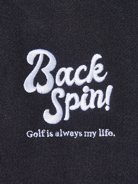 【BACK SPIN!】ATHLEISURE SWEAT SHIRT with POCKETS