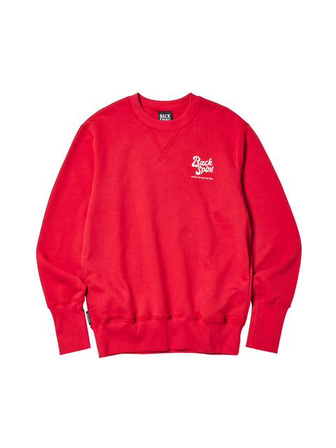 【BACK SPIN!】ATHLEISURE SWEAT SHIRT with POCKETS