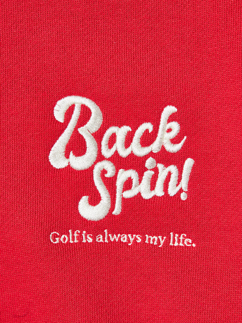 【BACK SPIN!】ATHLEISURE SWEAT SHIRT with POCKETS