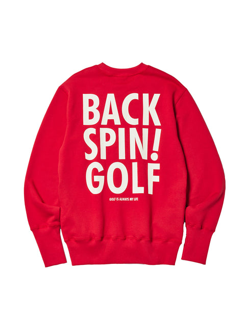 【BACK SPIN!】ATHLEISURE SWEAT SHIRT with POCKETS