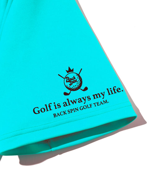 【BACK SPIN!】MOCK NECK BIG LOGO POCKET-T