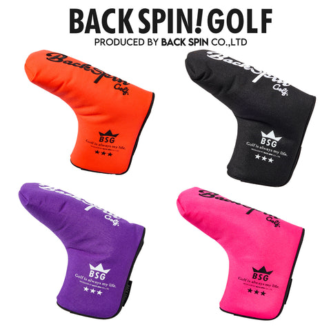 NEW!【BACK SPIN!】NYLON HEAD COVER FOR PING TYPE PUTTER CLUB