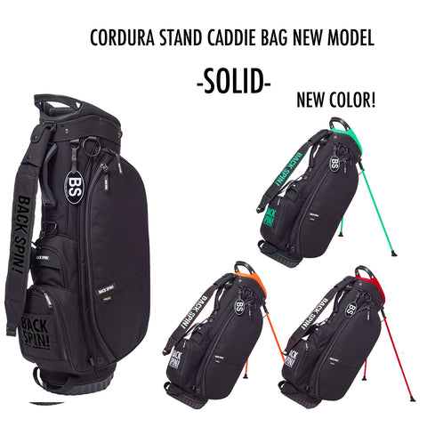 NEW【BACK SPIN!】CORDURA NYLON CADDIE BAG-SOLID-