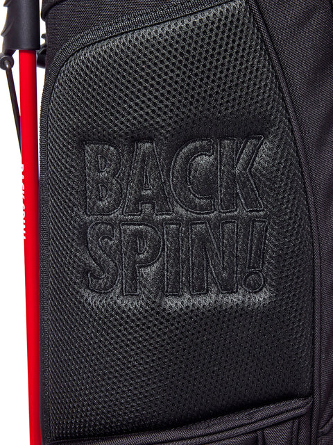 NEW【BACK SPIN!】CORDURA NYLON CADDIE BAG-SOLID-