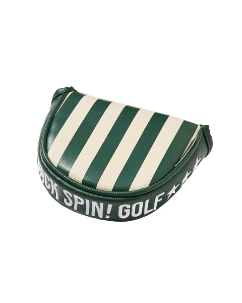 BACK SPIN! STRIPE PUTTER HEAD COVER FOR MALLET