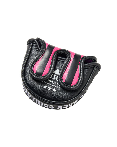 BACK SPIN! STRIPE PUTTER HEAD COVER FOR MALLET