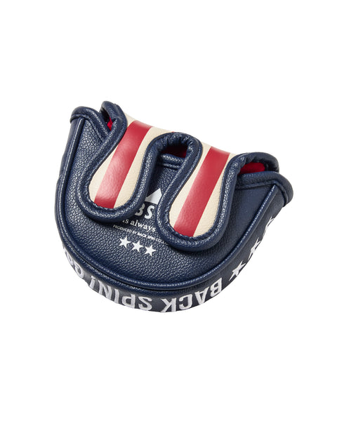 BACK SPIN! STRIPE PUTTER HEAD COVER FOR MALLET
