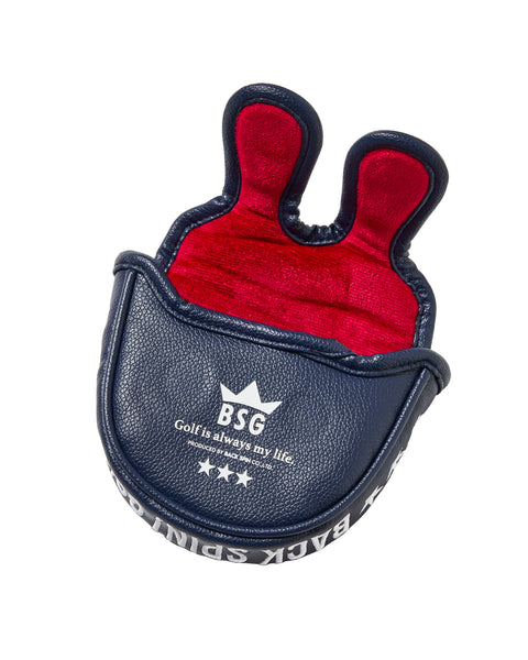 BACK SPIN! STRIPE PUTTER HEAD COVER FOR MALLET