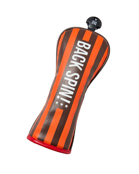 【BACK SPIN!】PU STRIPE HEAD COVER for Hybrid (BSBE01H517)