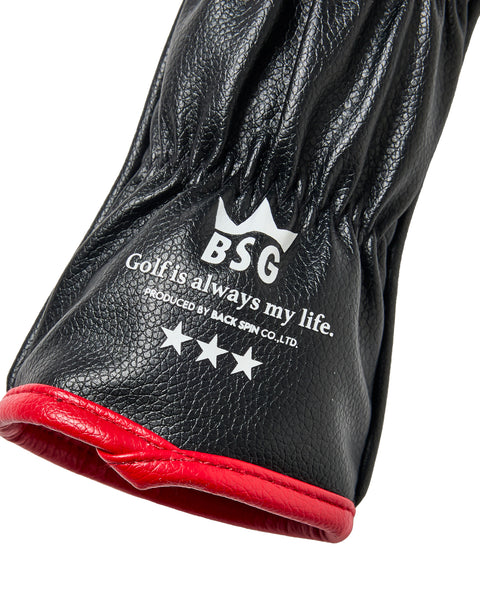 【BACK SPIN!】PU STRIPE HEAD COVER for Hybrid (BSBE01H517)