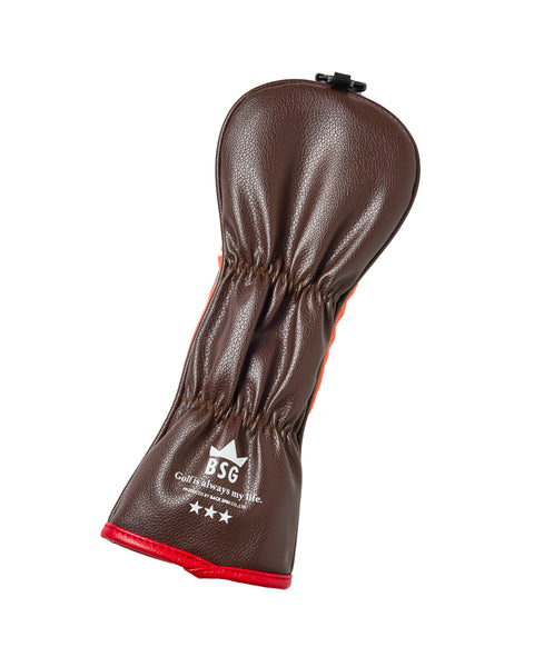 【BACK SPIN!】PU STRIPE HEAD COVER for Fairway Wood (BSBE01H516)