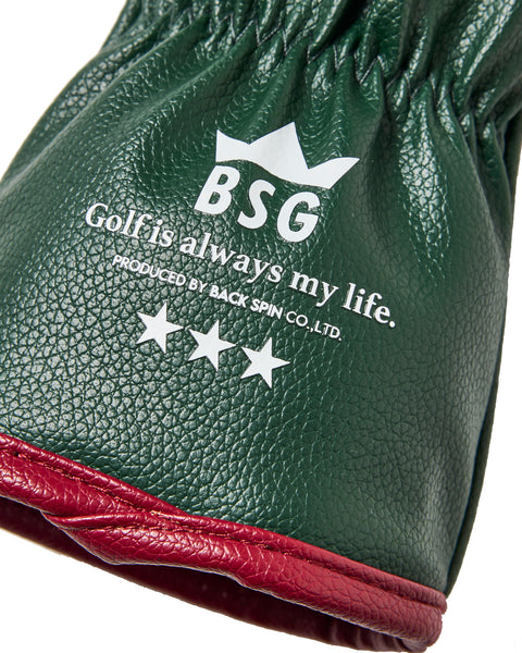 【BACK SPIN!】PU STRIPE HEAD COVER for Fairway Wood (BSBE01H516)
