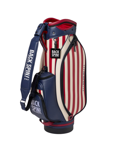 NEW【BACK SPIN!】GOLF BAG - STRIPE Model