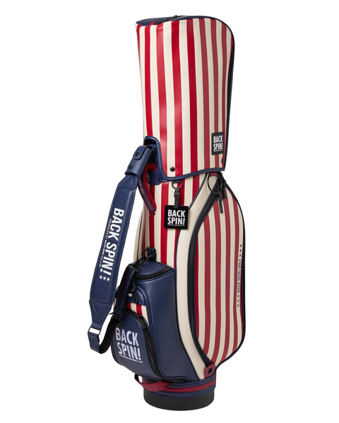 NEW【BACK SPIN!】GOLF BAG - STRIPE Model