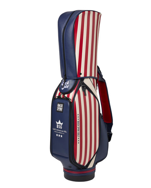 NEW【BACK SPIN!】GOLF BAG - STRIPE Model