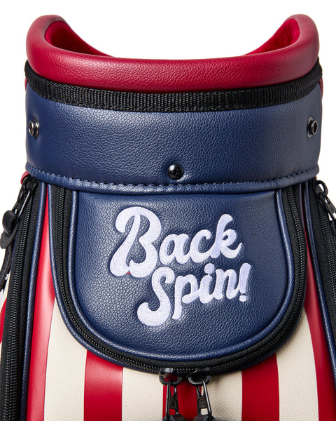 NEW【BACK SPIN!】GOLF BAG - STRIPE Model