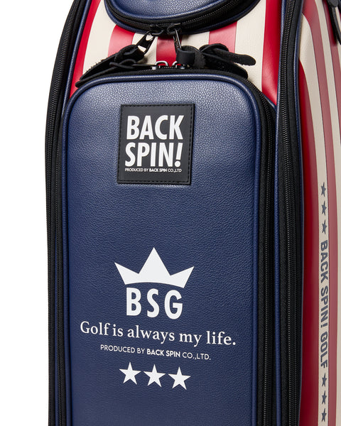 NEW【BACK SPIN!】GOLF BAG - STRIPE Model