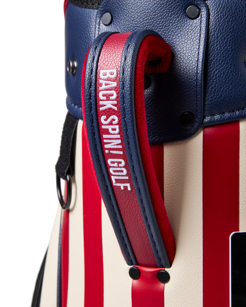 NEW【BACK SPIN!】GOLF BAG - STRIPE Model