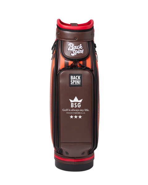 NEW【BACK SPIN!】GOLF BAG - STRIPE Model