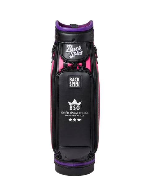 NEW【BACK SPIN!】GOLF BAG - STRIPE Model