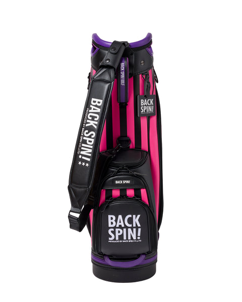 NEW【BACK SPIN!】GOLF BAG - STRIPE Model