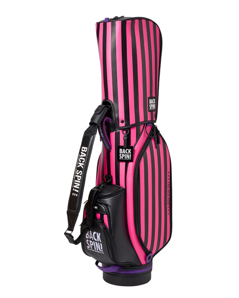 NEW【BACK SPIN!】GOLF BAG - STRIPE Model