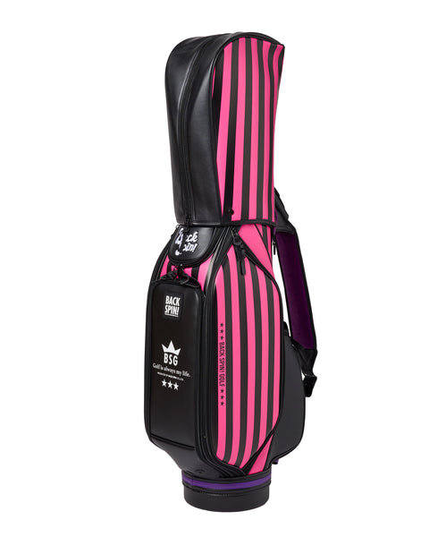NEW【BACK SPIN!】GOLF BAG - STRIPE Model