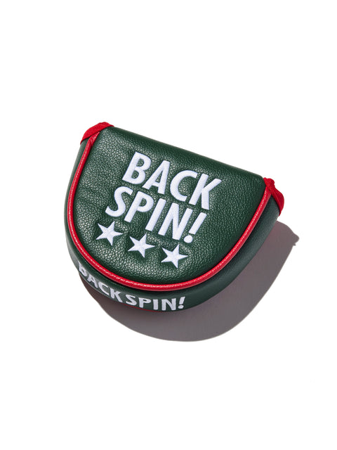 BACK SPIN! PUTTER HEAD COVER FOR MALLET TYPE