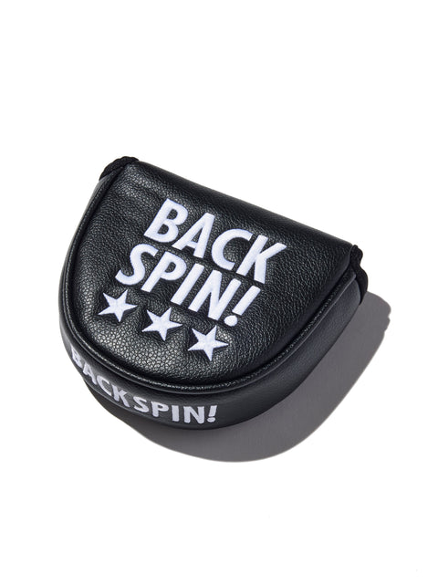 BACK SPIN! PUTTER HEAD COVER FOR MALLET TYPE