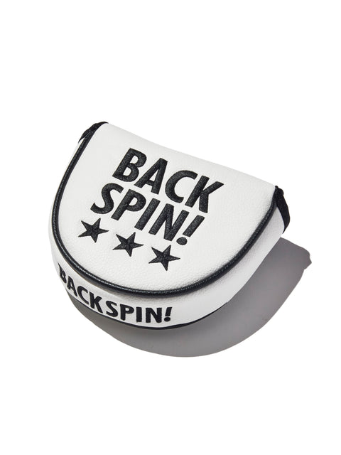 BACK SPIN! PUTTER HEAD COVER FOR MALLET TYPE