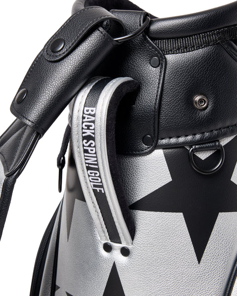 【BACK SPIN!】GOLF BAG - STAR 2025-26 Model (White Black Navy Red Pink Green Silver)