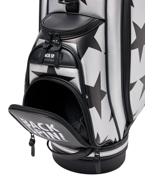 【BACK SPIN!】GOLF BAG - STAR 2025-26 Model (White Black Navy Red Pink Green Silver)