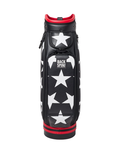 【BACK SPIN!】GOLF BAG - STAR 2025-26 Model (White Black Navy Red Pink Green Silver)