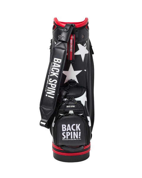 【BACK SPIN!】GOLF BAG - STAR 2025-26 Model (White Black Navy Red Pink Green Silver)