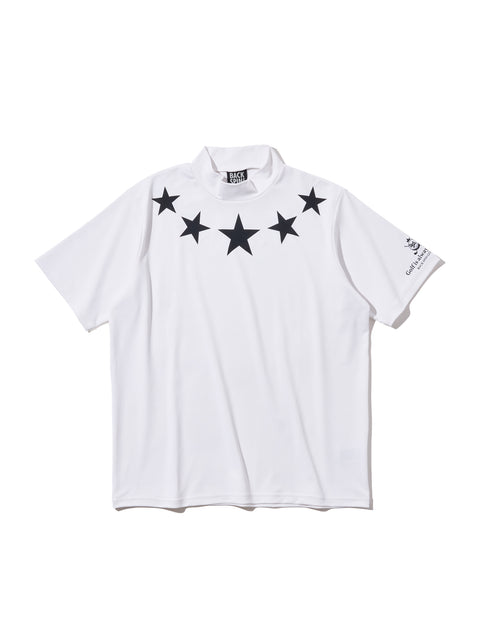 【BACK SPIN!】STAR MOCK NECK T-shirt