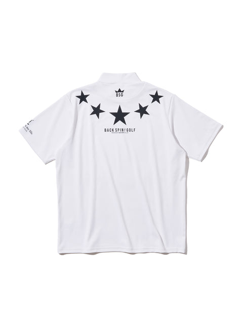 【BACK SPIN!】STAR MOCK NECK T-shirt