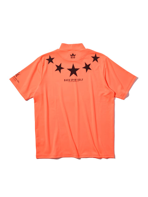 【BACK SPIN!】STAR MOCK NECK T-shirt