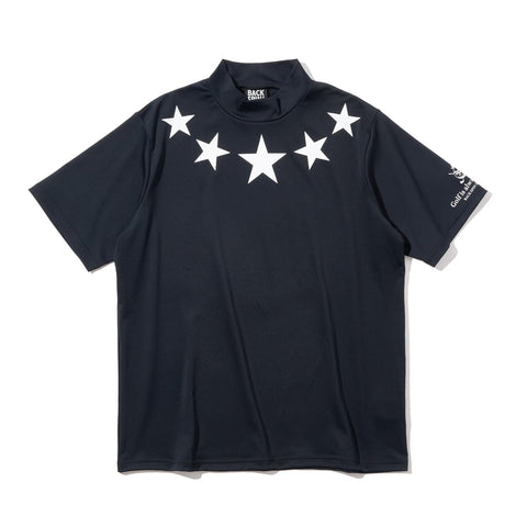 【BACK SPIN!】STAR MOCK NECK T-shirt