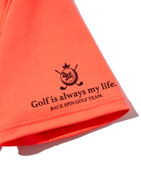 【BACK SPIN!】MOCK NECK BIG LOGO POCKET-T