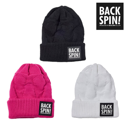 BACK SPIN! STAR KNIT CAP