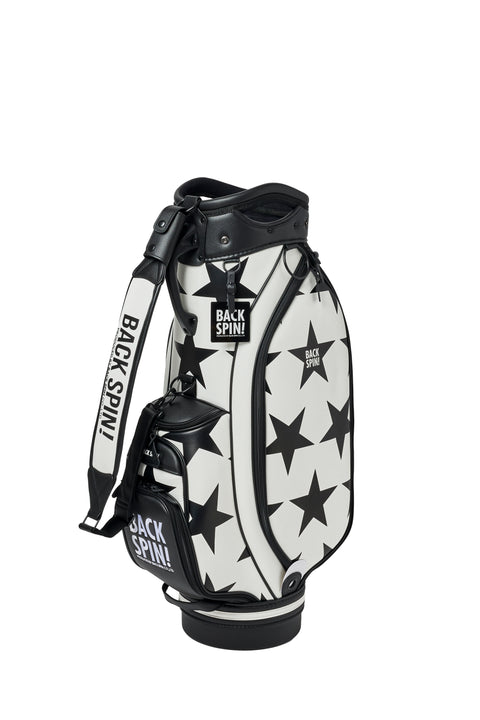 【BACK SPIN!】GOLF BAG - STAR 2025-26 Model (White Black Navy Red Pink Green Silver)