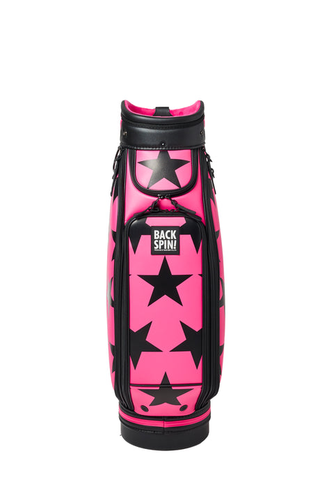 【BACK SPIN!】GOLF BAG - STAR 2025-26 Model (White Black Navy Red Pink Green Silver)