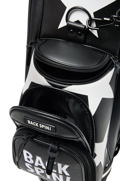 【BACK SPIN!】GOLF BAG - STAR 2024-25 Model (White Black Navy Red Pink Green)