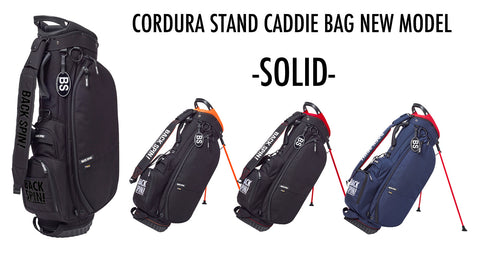 NEW【BACK SPIN!】CORDURA NYLON CADDIE BAG-SOLID-