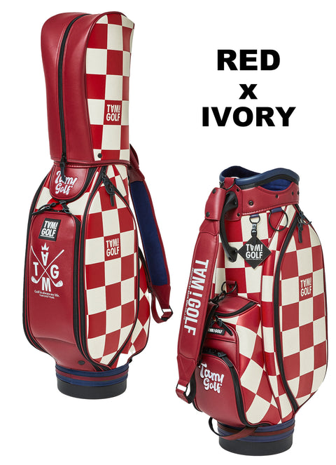 再入荷!【TAM!GOLF】CHECKER CART TYPE CADDIE BAG(TGBD01C101)