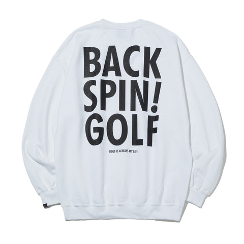 【30%OFF】【BACK SPIN!】BACKSPIN BACK LOGO SWEAT SHIRT(BSBA02W716)